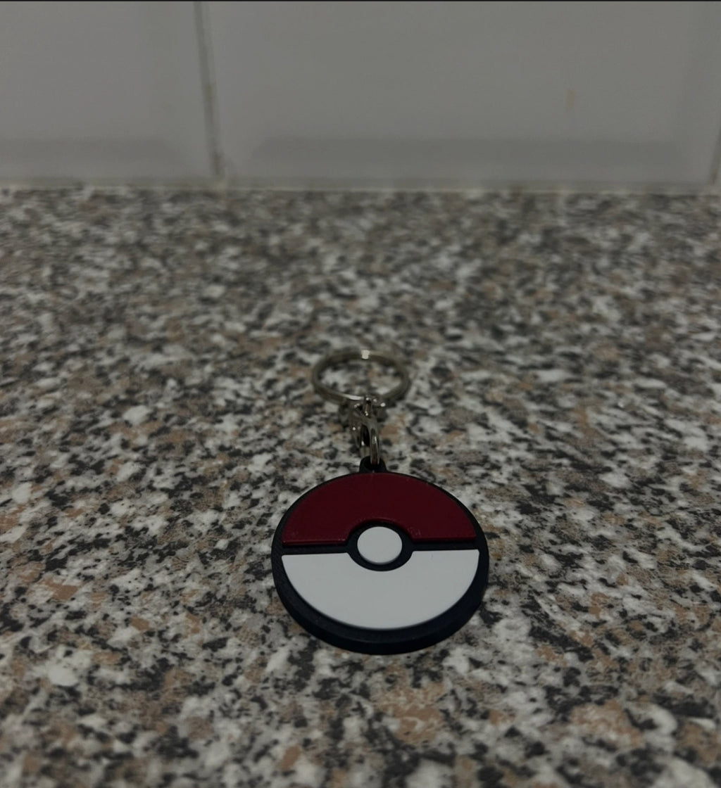 Pokeball Keyring