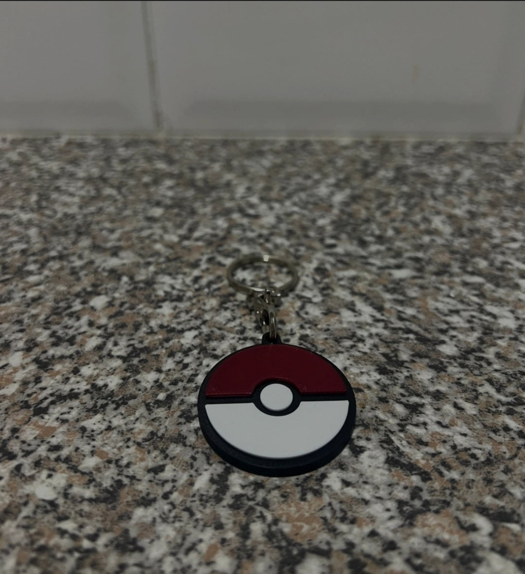Pokeball Keyring